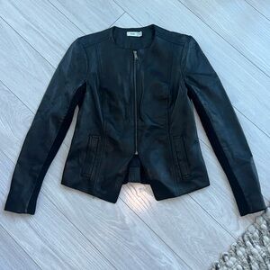 Vince leather jacket size 00